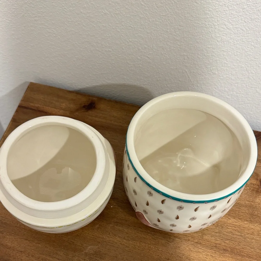Natural Life Ceramic Dog Treat Jar